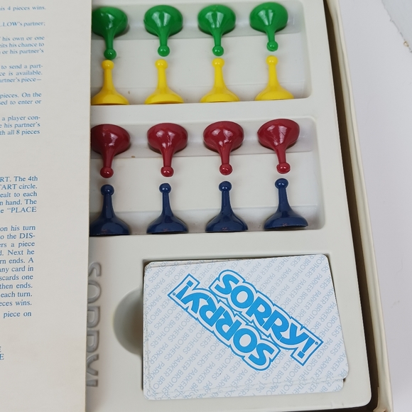 Parker Brothers 1972 Sorry! Complete in good condition - Picture 4 of 5